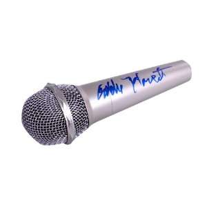 Eddie Levert Autographed OJays Microphone Exact Video Proof