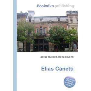  Elias Canetti Ronald Cohn Jesse Russell Books
