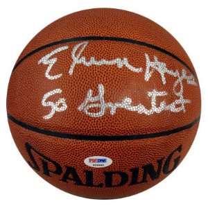  Elvin Hayes Autographed Basketball 50 Greatest PSA/DNA 