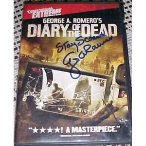 George Romero Signed Diary Of The Dead DVD COA Proof 