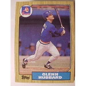  1987 Topps #745 Glenn Hubbard