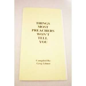   You    Compiled by Greg Litmer    13 page pamphlet 