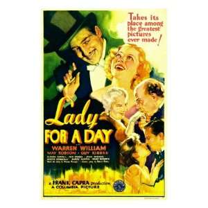  Lady for a Day, Warren William, May Robson, Guy Kibbee 
