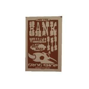  Hank Williams The Third Poster Silkscreen lll III Grog 