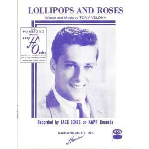    Sheet Music Lollipos And Roses Jack Jones 198 