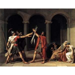  Hand Made Oil Reproduction   Jacques Louis David   24 x 18 