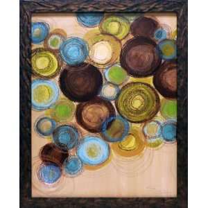  Whimsy I by Jeri Lee framed 25x31 artwork contemporary art 