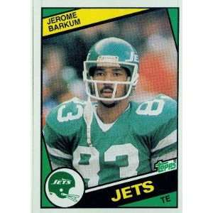  1984 Topps #145 Jerome Barkum   New York Jets (Football 