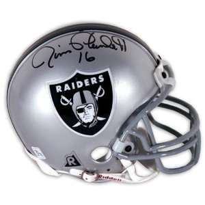 Jim Plunkett Oakland Raiders Autographed Mini Helmet