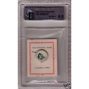  1938 Our National JOE MEDWICK Pin (GAI 6.5) HOF Sports 