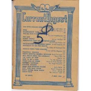  New Current Digest 1940  July John Langdon Davies, Arthur 