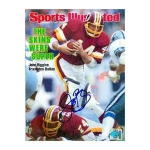 John Riggins autographed Sports Illustrated Magazine (Washington 