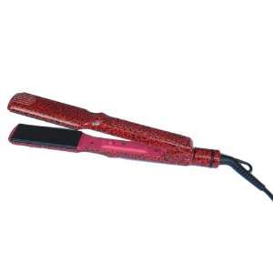 Jose Eber Extra Wide Flat Iron , Red Leopard