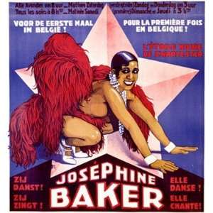 Josephine Baker, Giclee Print, 24x24