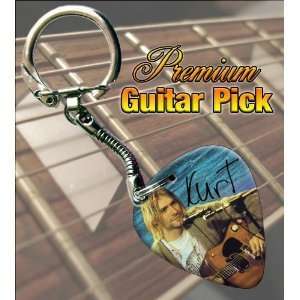 Kurt Cobain Premium Guitar Pick Keyring