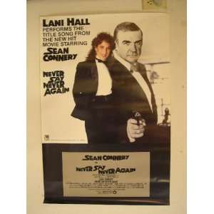 Sean Connery Poster James Bond Lani Hall Never Say Never  