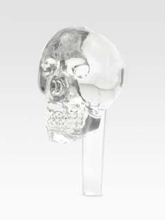 Thomas Fuchs Creative   Crystal Skull Bottle Stopper    