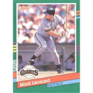  1991 Donruss # 526 Mark Leonard San Francisco Giants 