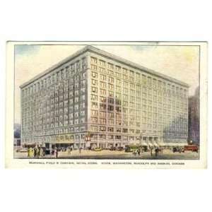 Marshall Field & Co Postcard 1930s Retail Store State