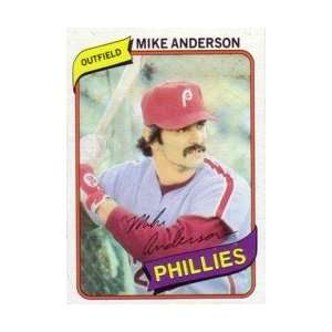  1980 Topps #317 Mike Anderson