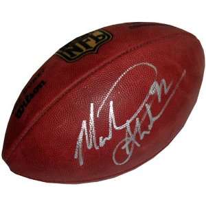   Michael Strahan Autographed NFL Authentic The Duke Game Ball