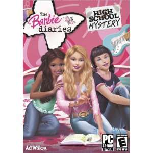  Barbie Diaries High School Mystery Video Games