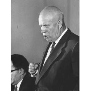  Soviet Prime Minister Nikita S. Khrushchev at Paris Summit 