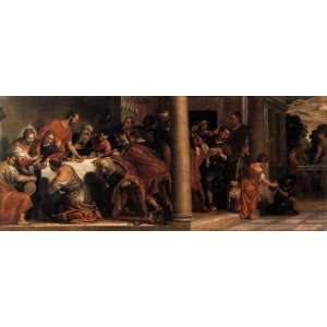 Hand Made Oil Reproduction   Paolo Veronese   24 x 10 inches   Last 