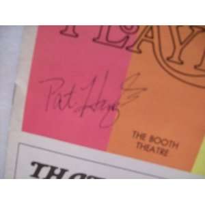  Hingle, Pat Playbill Signed Autograph That Championship 