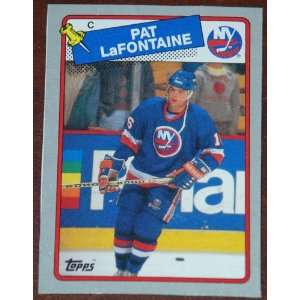  1988 89 Topps Pat LaFontaine #C New York Islanders Box 