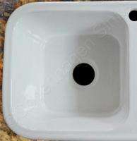 White Porcelain Double Bowl Undermount Kitchen Sink  