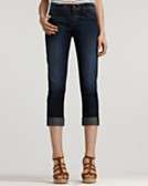 Citizens of Humanity Dani Cropped Straight Leg Jeans with Rolled Cuffs 