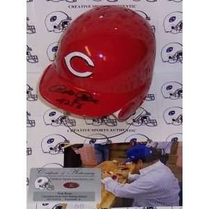 Pete Rose Hand Signed Cincinnati Reds Mini Helmet