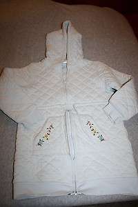 Girls Sz 8 Gymboree Equestrian Club Quilted Long Jacket  