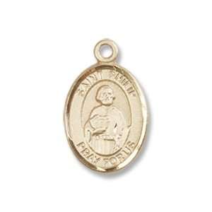  14K Gold St. Philip Neri Medal Jewelry