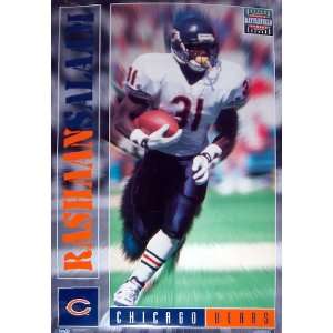 Rashaan Salaam 1998 Chicago Bears Poster (Sports Memorabilia)