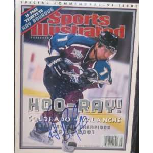 Ray Bourque Autographed Sports Illustrated Magazine (Colorado 