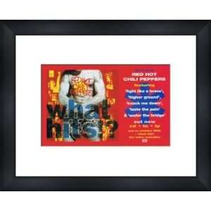 RED HOT CHILI PEPPERS What Hits   Custom Framed Original Ad   Framed 