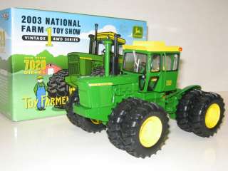 Up for sale is a 1/32 JOHN DEERE 7020 Toy Farmer Edition tractor. Very 