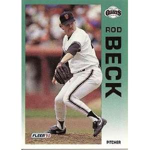  1992 Fleer #627 Rod Beck