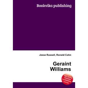  Geraint Williams Ronald Cohn Jesse Russell Books