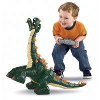 Fisher Price REMOTE CONTROL Imaginext Spike the Ultra Dinosaur +All 