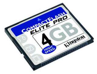 NEW 4GB Elite Pro Compact Flash (CF) Flash Media Memory Card