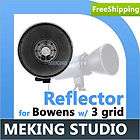 Studio FLash Strobe Reflector with *3 Grid/Honeycomb for Bowens/Menik