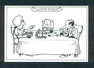 G3089 4x6 Modern Postcard Cartoon Anti Food Additives  