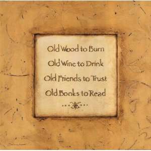  Old Wood To Burn   Poster by Stephanie Marrott (12x12 