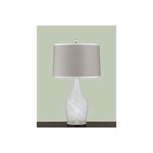  Martha Stewart Ribbon Glass 27 High Table Lamp