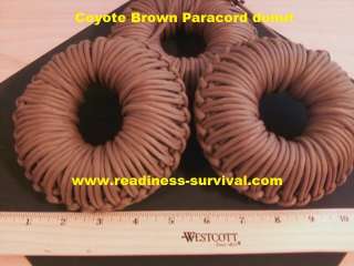 Paracord Donut Type III 100ft FREE gift and ship  