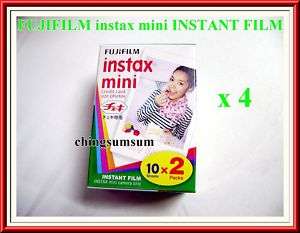 Fuji INSTAX MINI instant film 4 packs(80photo) new  