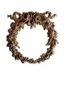 Shabby Cottage Chic Furniture Floral Appliques Wreath  